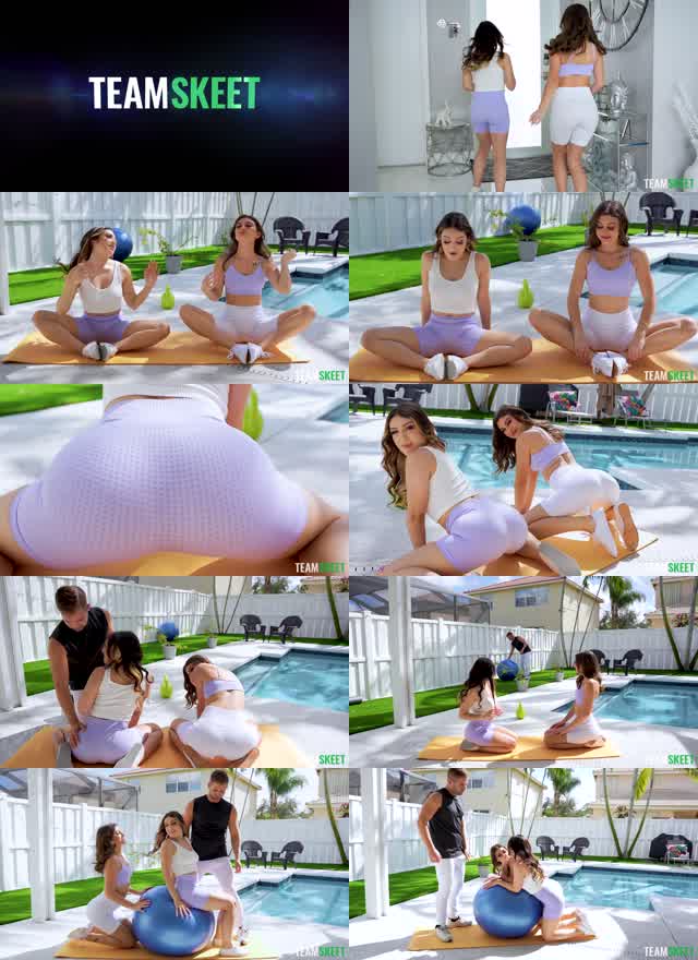 StepSiblings 22 04 16 Mae Milano And Violet Gems Double Trouble Yoga Sesh XXX 720p HEVC x265 PRT XvX