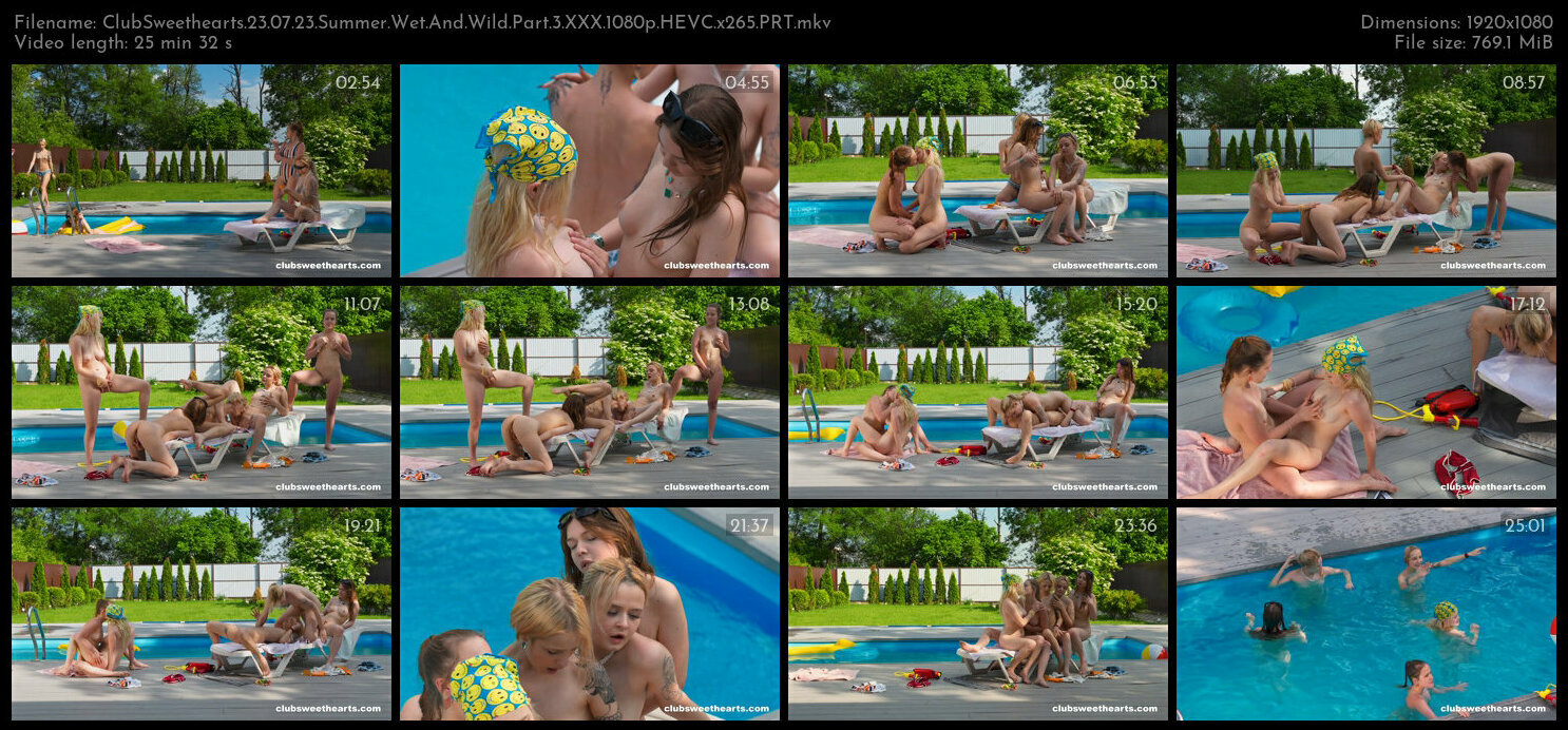 ClubSweethearts 23 07 23 Summer Wet And Wild Part 3 XXX 1080p HEVC x265 PRT XvX