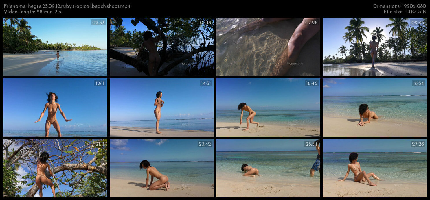 Hegre 23 09 12 Ruby Tropical Beach Shoot XXX 1080p MP4 WRB XvX