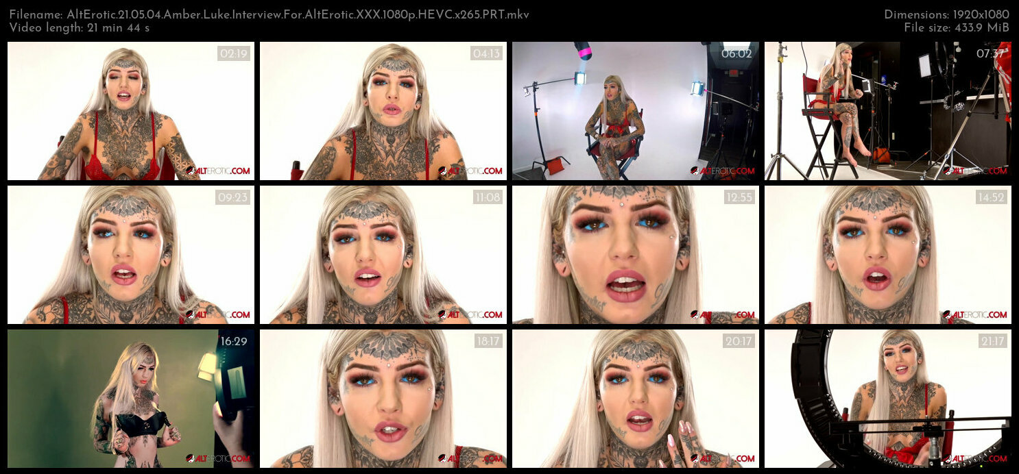 AltErotic 21 05 04 Amber Luke Interview For AltErotic XXX 1080p HEVC x265 PRT XvX