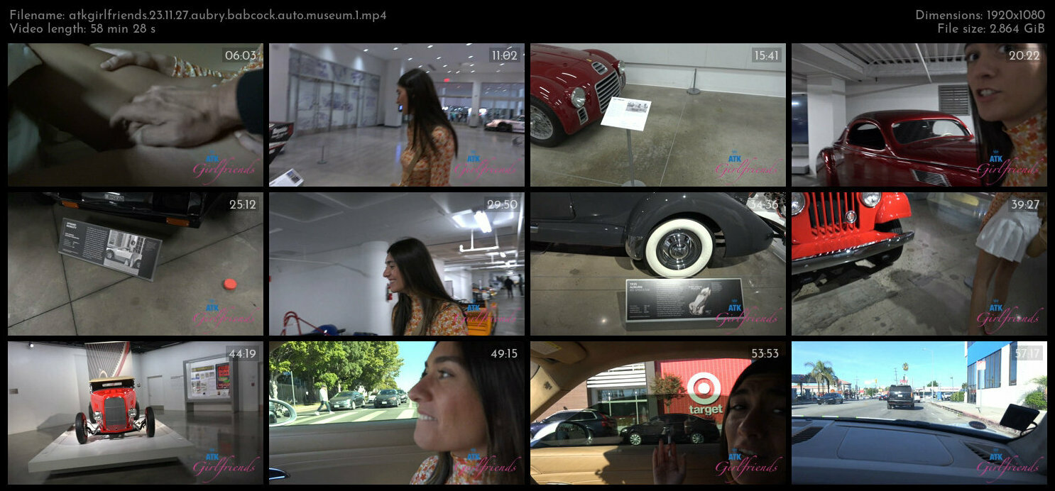 ATKGirlfriends 23 11 27 Aubry Babcock Auto Museum 1 XXX 1080p MP4 WRB XvX